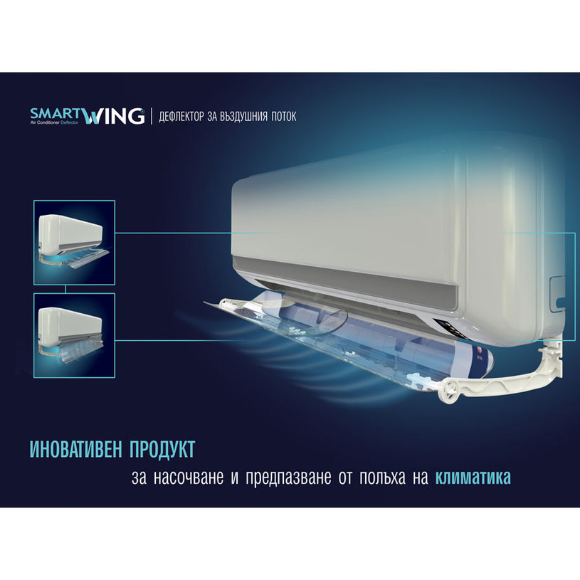 ДЕФЛЕКТОР ЗА КЛИМАТИК SMART WING